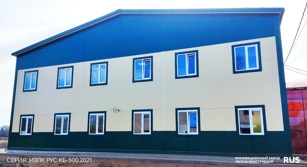 Быстровозводимое здание с крановым оборудованием в Новгородской области